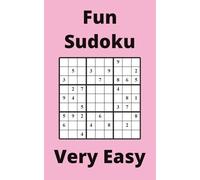 Pink Fun Sudoku Book, 9x9 Puzzles 250 Pages, 5x8, Very Easy