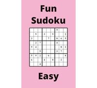 Pink Fun Sudoku Book, 9x9 Puzzles, 300 Pages, 5x8, Easy