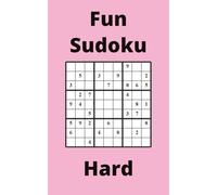 Pink Fun Sudoku Book, 9x9 Puzzles, 300 Pages, 5x8, Hard