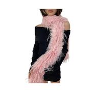 (Pink) Furry Plush Collar Scarf for Women Teens Thicken Warm Neck Wrap All Matching Shawl Cold Weather Casual Wear Collar Scarf White