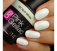 PINK GELLAC 101 SOFT WHITE COLOR DE PINTAUÑAS PERMANENTE