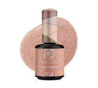 Pink Gellac 254 Sparkling Nude Color beige rosado Esmalte de uñas de gel UV - 15 ml calidad de salón profesional