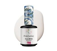 Pink Gellac 299 Coco White Color Blanco Esmalte en Gel Permanente para secado con UV/LED 15 ml