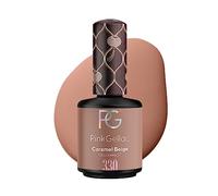 Pink Gellac 330 Caramel Beige Color Claro Nude Esmalte Gel Semipermanente Secado LED