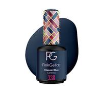 Pink Gellac 338 Classic Blue Color Azul Esmalte Gel Semi Permanente Secado LED