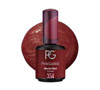 Pink Gellac 354 Merlot Red Esmalte en gel permanente - Rojo Vino - Manicura Secado/Curado LED - Gelificadas