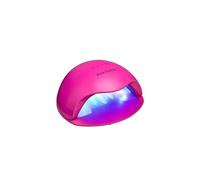 Pink Gellac Lámpara UV premium para uñas de gel, color rosa, lámpara LED con temporizador automático y base extraíble, lámpara de uñas con intervalos de tiempo para uñas en calidad de salón