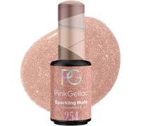 Pink Gellac Pintauñas Semipermanentes - 254 Sparking Nude 8 ml - Esmalte Semipermanente Para Uñas - Para Lámpara LED - Aplicación Fácil - Uñas de Calidad por 14 Días - Vegano y Hecho en Países Bajos