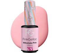 Pink Gellac Pintauñas Semipermanentes - 265 Milkshake Pink 8 ml - Esmalte Semipermanente Para Uñas - Para Lámpara LED - Aplicación Fácil - Uñas de Calidad por 14 Días - Vegano y Hecho en Países Bajos