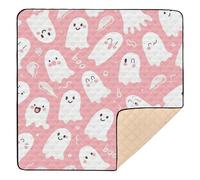 Pink Ghosts - Tapete de espuma suave para el suelo, no tóxica, para Halloween, para bebés y niños pequeños