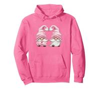 Pink GNOME Valentines Decor For Women Cute Love Aesthetic Sudadera con Capucha