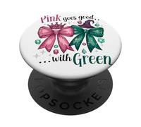 Pink Goes Good With Green Princesa Bruja Magia Fantasy PopSockets PopGrip Adhesivo