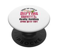 Pink Goes with Green | Witchy Duo para fans de la fantasía PopSockets PopGrip Adhesivo