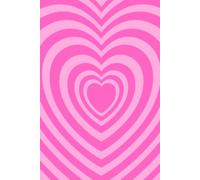 Pink Heart Tunnel Journal: Aesthetic Y2K Retro Heart Notebook for Girls & Women, 6" x 9", 120 Lined Pages, Soft Matte Cover: Cute Hot Pink Gradient ... Gift, Personal Writing & Composition Book