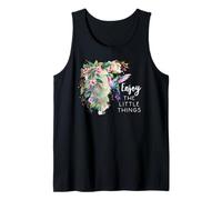 Pink Hummingbird Enjoy The Little Things Humming Bird Sage Camiseta sin Mangas