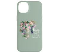 Pink Hummingbird Enjoy The Little Things Humming Bird Sage Carcasa para iPhone 14 Plus