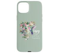 Pink Hummingbird Enjoy The Little Things Humming Bird Sage Carcasa para iPhone 15 Plus