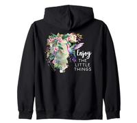 Pink Hummingbird Enjoy The Little Things Humming Bird Sage Sudadera con Capucha