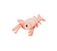 (Pink)Interactive Jumping Animals Cat Toy Rechargeable Plush Lobster/Whale/Shark with Realistic Sounds