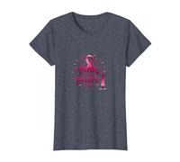 Pink Is My Power Color - Soporte para la concienciación sobre el cáncer de Mama Camiseta, Mujer, Azul Jaspeado, XXL