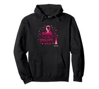 Pink Is My Power Color - Soporte para la concienciación sobre el cáncer de Mama Sudadera con Capucha, Unisex para Adultos, Negro, L