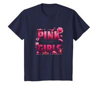Pink Is Not Just For Girls Pink Boys Dinosaur Soccer Fun Camiseta, Niños, Azul Marino, 6 años