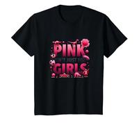 Pink Is Not Just For Girls Pink Boys Dinosaur Soccer Fun Camiseta, Niños, Negro, 2 años