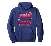 Pink Is Not Just For Girls Pink Boys Dinosaur Soccer Fun Sudadera con Capucha, Unisex para Adultos, Azul Marino, M