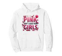 Pink Is Not Just For Girls Pink Boys Dinosaur Soccer Fun Sudadera con Capucha, Unisex para Adultos, Blanco, XXL