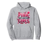 Pink Is Not Just For Girls Pink Boys Dinosaur Soccer Fun Sudadera con Capucha, Unisex para Adultos, Gris Jaspeado, M