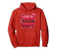 Pink Is Not Just For Girls Pink Boys Dinosaur Soccer Fun Sudadera con Capucha, Unisex para Adultos, Rojo, S