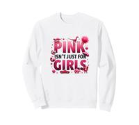 Pink Is Not Just For Girls Pink Boys Dinosaur Soccer Fun Sudadera, Unisex para Adultos, Blanco, XL