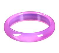 Pink Jade Bangle Bracelet for Women Ice Hibiscus Agate Bangle Chalcedony Jewelry con regalo de certificado para mamá (tamaño: 64 mm)