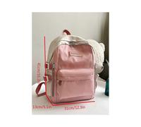 (Pink)Junior High School Students Schoolbag Design Sense Niche Backpack Middle School Students