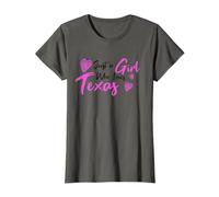 Pink Just a Girl Who Loves Texas, Cute Texas Girls Camiseta