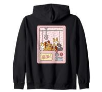 Pink Kawaii Dogs Claw Machine for Girls Sudadera con Capucha