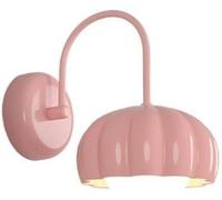 Pink Kids Bedroom Orange Flower Shade Nordic Mid Century Light with Milk White Dimming Children Wall Lamp for Girls Nursery Living Room Stairs(Pi