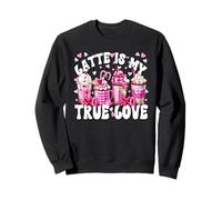 Pink Latte Mug Set True Love For Women Valentines Coffee Sudadera