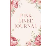 Pink Lined Journal | 6x9 Aesthetic Notebook with Pink Pages | Daily To Do List & Writing Diary | 120 Pages | Cute Gift for Girls & Women
