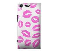 Pink Lips Kisses Funda Carcasa Case para Sony Xperia XZ Premium