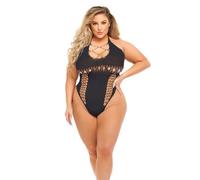 Pink Lipstick Lingerie Hot Too Handle Body Black Queen Size