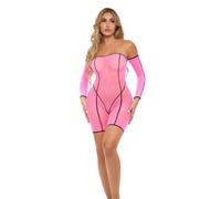 Pink Lipstick Vestido Rosa