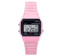 (Pink) Luxury Men Analog Digital Military Armys Sport LED Waterproof Wrist Children Watch for Kids Bracelet Alarm Women Clock