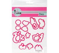 Pink & Main Rosa y Principales Troqueles, Multicolor, 10.41 X 21.59 X 1,47 cm, Multicolor, 22.22 x 15.24 x 0.15 cm