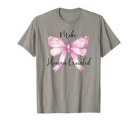 Pink Make Heaven Crowded Women Christian Jesus Love in Faith Camiseta