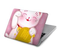 Pink Maneki Neko Lucky Cat Funda Carcasa Case para MacBook Pro 14 M1-M5 A2442 A2779 A2992 A2918 A3112 A3185 A3401 A3434 A3112