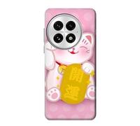Pink Maneki Neko Lucky Cat Funda Carcasa Case para OnePlus 13