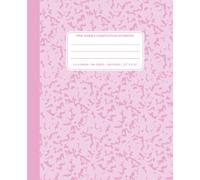 Pink Marble Composition Notebook 5x5 Graph: Maths Notepad for Kids, Engineering Grid Paper, 100 Sheets (200 Pages), 7.5" x 9.25"