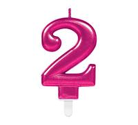 Pink Metallic Finish Candles #2