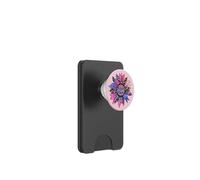 Pink Mom Motif with Cute Leopard Sunflower For Blessed Mama PopSockets PopWallet para MagSafe